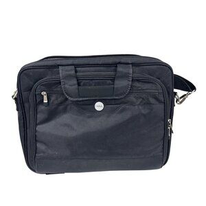 Dell Black Laptop Bag With Shoulder Strap & Multiple Compartments For Business O